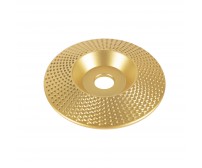 Disc plat, auriu, de rindeluit lemn, 98mm, Micul Fermier GF-2305